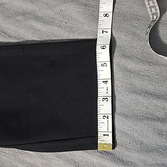 Eileen Fisher | Slim Ankle Black Stretchy Slacks - Picture 8 of 9